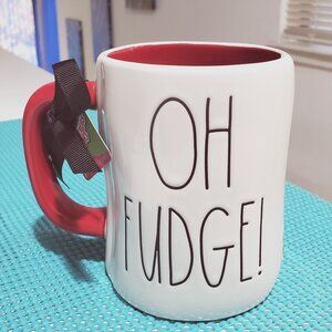 NEW Rae Dunn " A Christmas Story - Oh Fudge " Mug